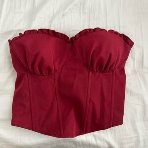 Princess Polly admirable red lace up corset 
So flattering perfect for going out